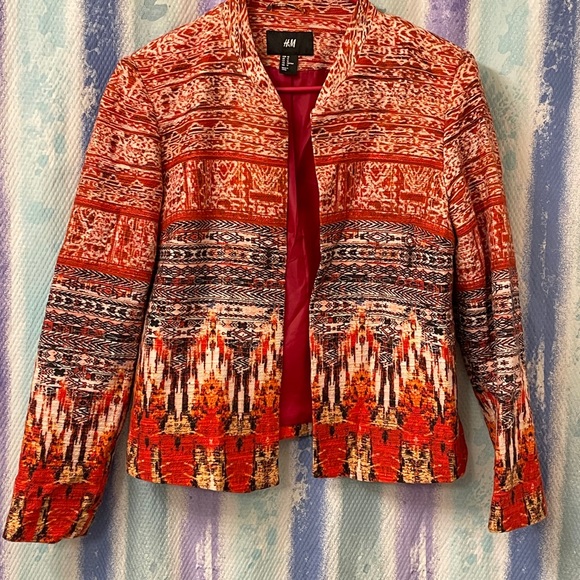 H&M Aztec blazer, size 12 - Picture 5 of 6